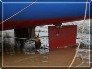 Rudders and new propellors waiting for the sea